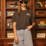 Calling Crop Tee - Black