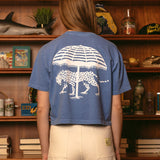 Relax Crop Tee - Blue