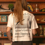 Skinny Dip Crop Tee - Antique