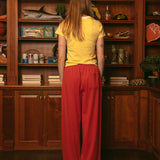 Souvenir Cotton Beach Pant - Red