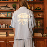 Relax Cotton Short - Blue