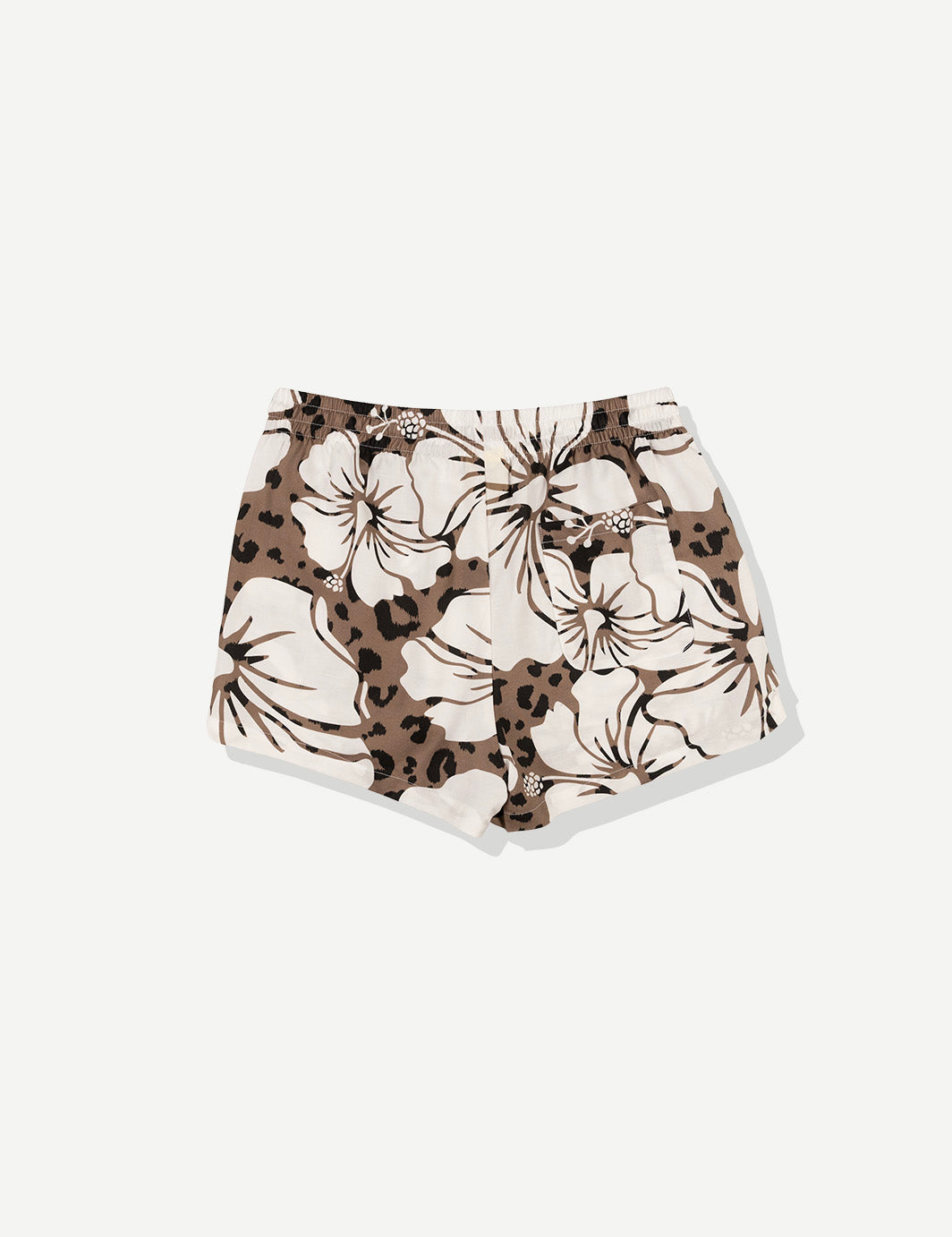 Duvin hibiscus leopard shorts