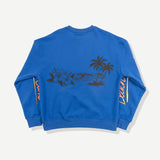 Beach Club Crew Fleece  - Blue