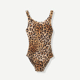 Leopard One Piece - Girls