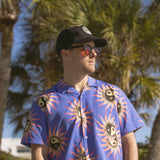 Sun Energy Stretch Buttonup - Blue