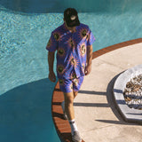 Sun Energy Stretch Buttonup - Blue