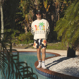 Resort Golf Tan Crew Fleece