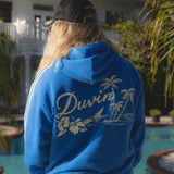 Duvin Oasis Full Zip Hoodie - Blue