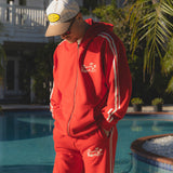 Duvin Oasis Full Zip Hoodie - Red