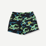Duvin x Margaritaville Glass Swim Short - Black