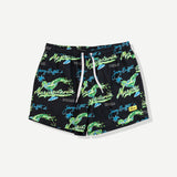 Duvin x Margaritaville Glass Swim Short - Black
