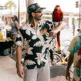Duvin x Margaritaville Beach Club Buttonup - Black