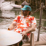 Duvin x Margaritaville Beach Club Buttonup - Red