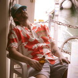 Duvin x Margaritaville Beach Club Buttonup - Red