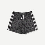 Club Gym Shorts - Black Leopard