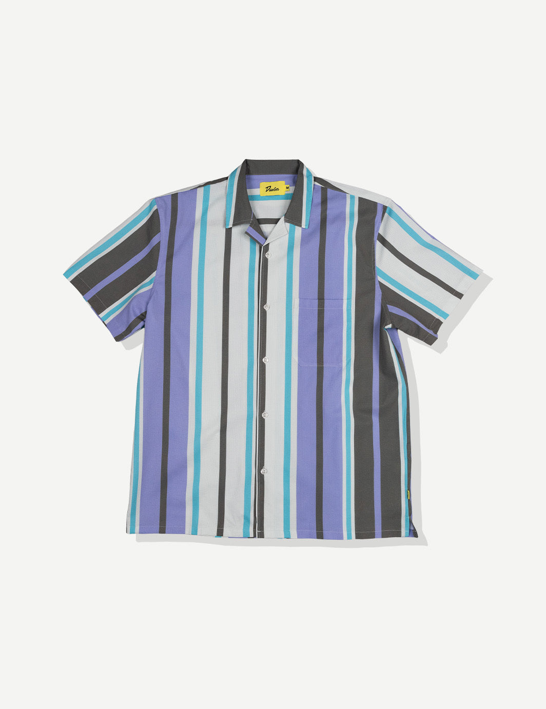 Pastel Stripe Stretch Buttonup - Purple