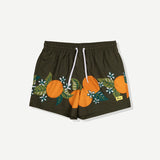 Tropical Orange Swim Short
