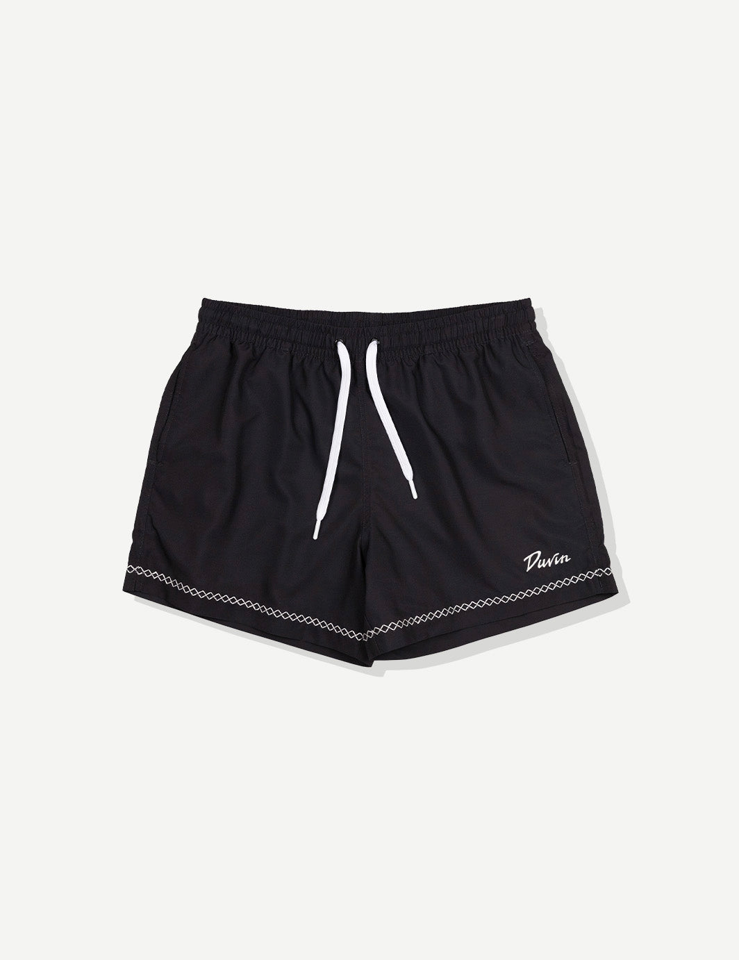 Stitch Swim Short - Black