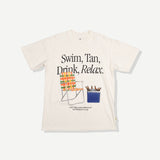 Swim Tan Relax Tee - Antique