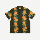 Tropical Orange Buttonup Shirt