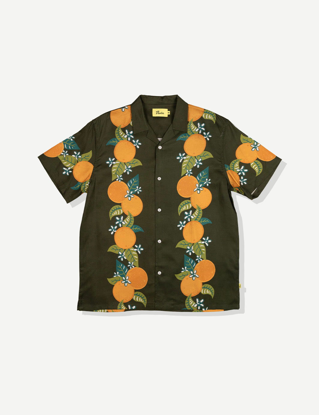 Tropical Orange Buttonup Shirt