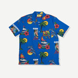 Sunny Stretch Buttonup - Blue