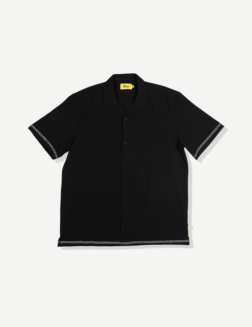 Stitch Stretch Buttonup - Black