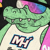 Miami Heat x Duvin Flame Surf Tee