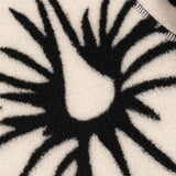 Hibiscus Full Zip Sherpa - Black