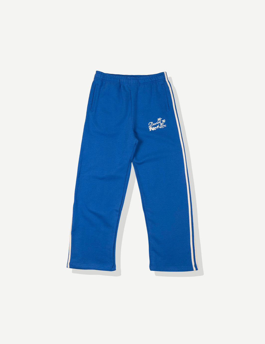 Oasis Wide Leg Sweatpant - Blue - Duvin Design Co.