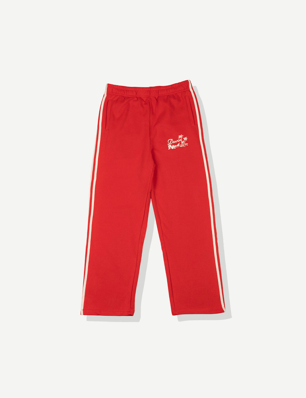 Oasis Wide Leg Sweatpant - Red