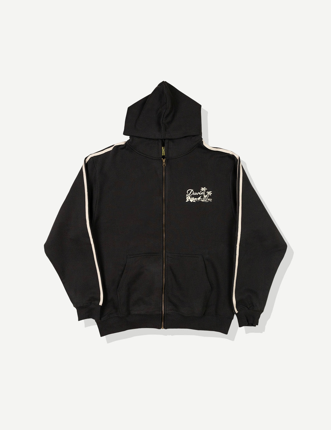 Duvin Oasis Full Zip Hoodie - Black - Duvin Design Co.