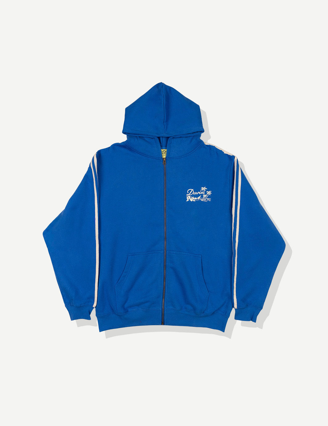 Duvin Oasis Full Zip Hoodie - Blue
