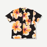 Bloom Stretch Buttonup - Black