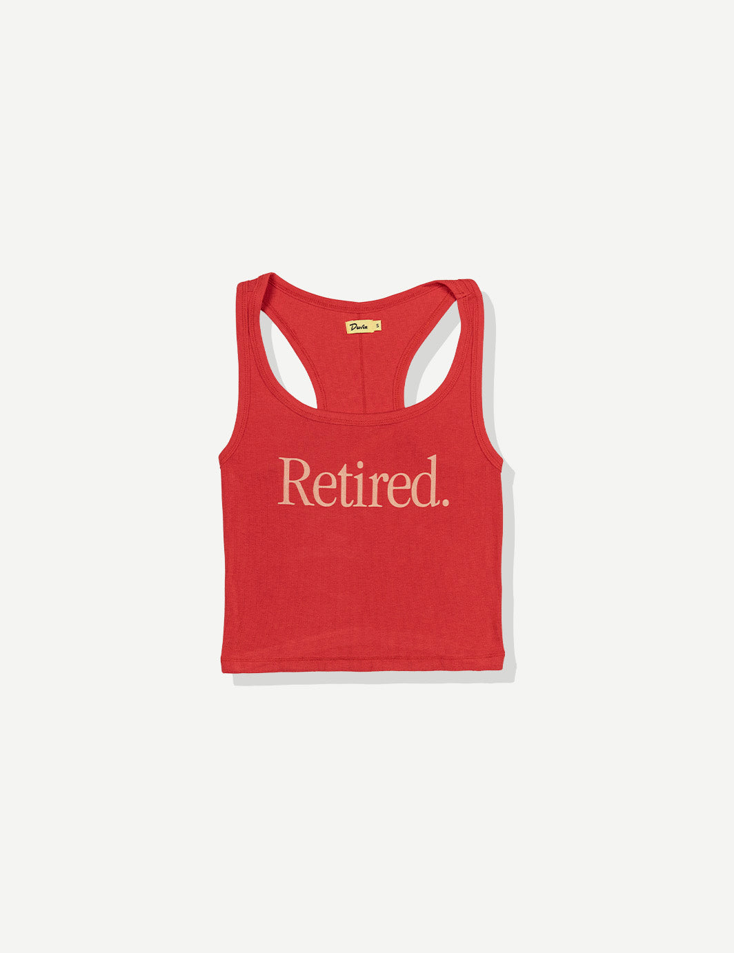 Retired Ribbed Tank - Red