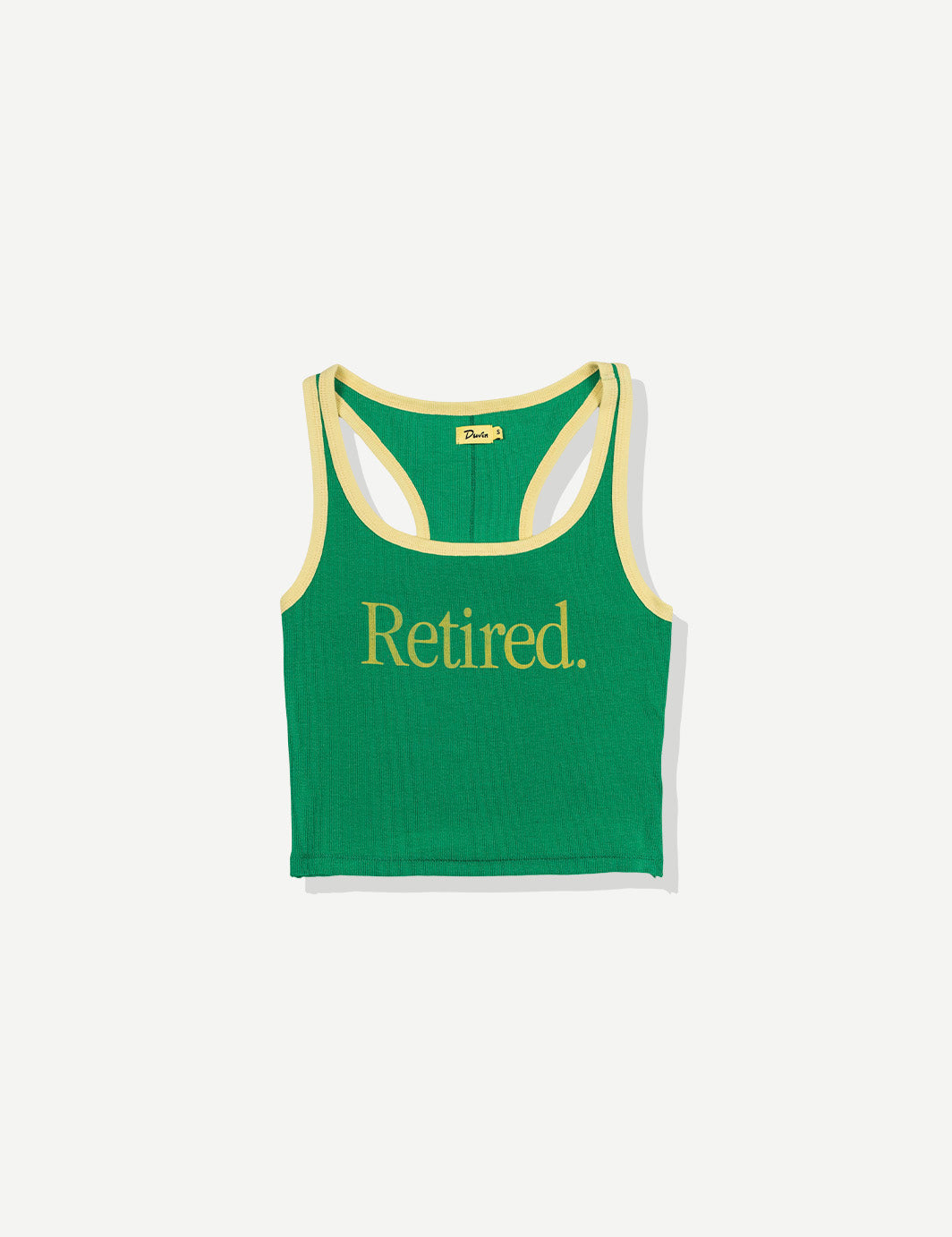 Retired Ribbed Tank - Green