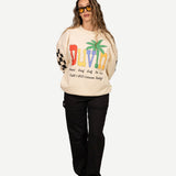 Resort Golf Tan Crew Fleece