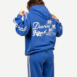 Oasis Wide Leg Sweatpant - Blue