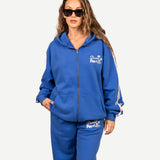 Oasis Wide Leg Sweatpant - Blue