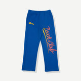 Beach Club Wide Leg Sweatpant - Blue