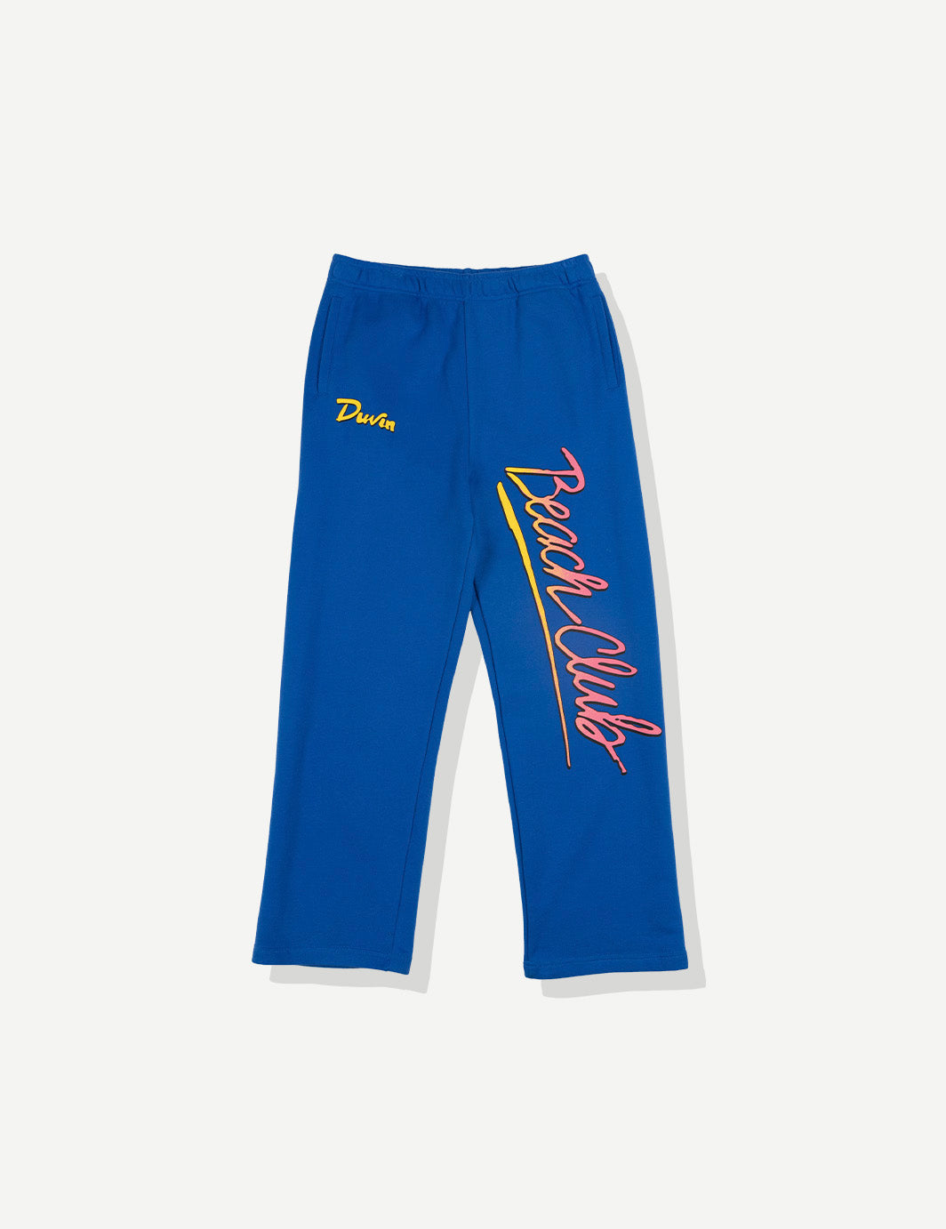 Beach Club Wide Leg Sweatpant - Blue