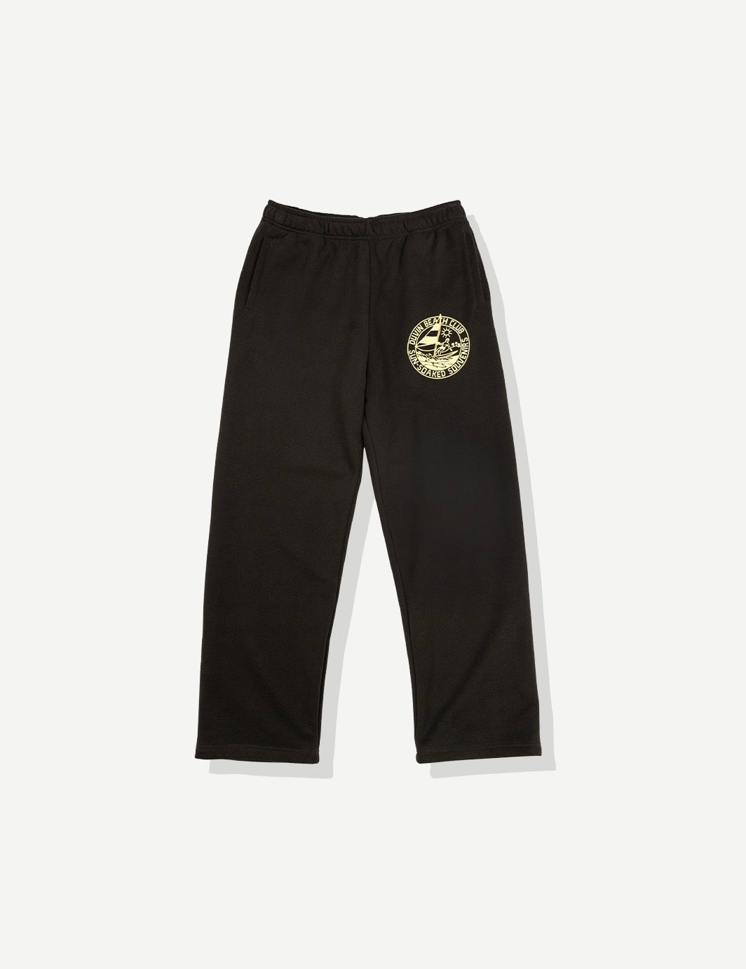 Souvenir Wide Leg Sweatpant - Black
