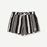 Multi Stripe Swim Short - Black