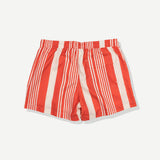 Multi Stripe Swim Short - Red