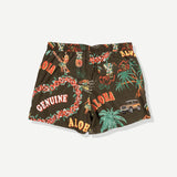 Palm Swim Short - Brown