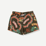 Palm Swim Short - Brown