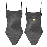 Shark Shadow One Piece - Black