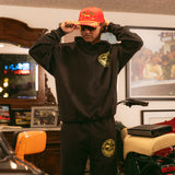 Souvenir Wide Leg Sweatpant - Black