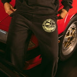 Souvenir Wide Leg Sweatpant - Black