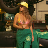 Souvenir Wide Leg Sweatpant - Marine